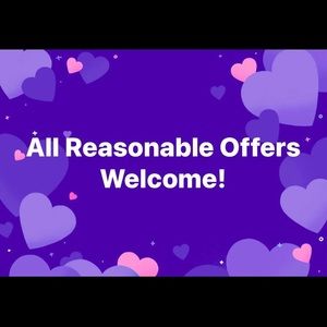 💜 All Reasonable Offers Welcome! 💜